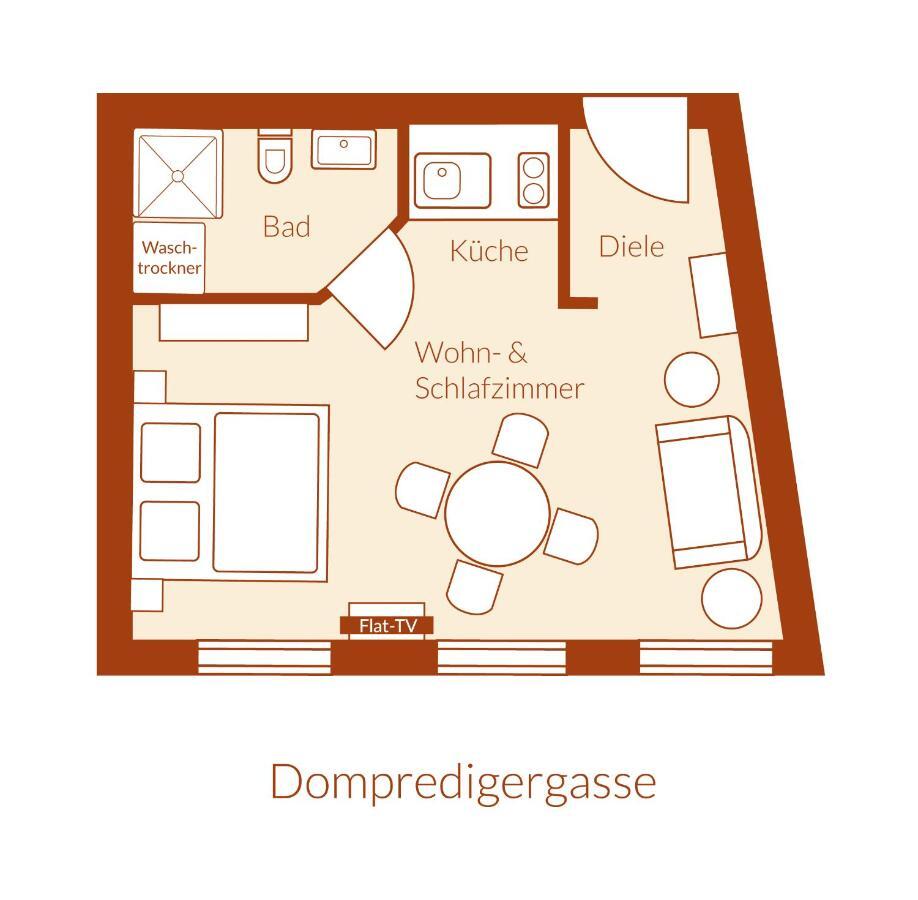Apartment Dompredigergasse เนาม์บวร์ก ภายนอก รูปภาพ